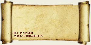 Jovan Đinđić vizit kartica